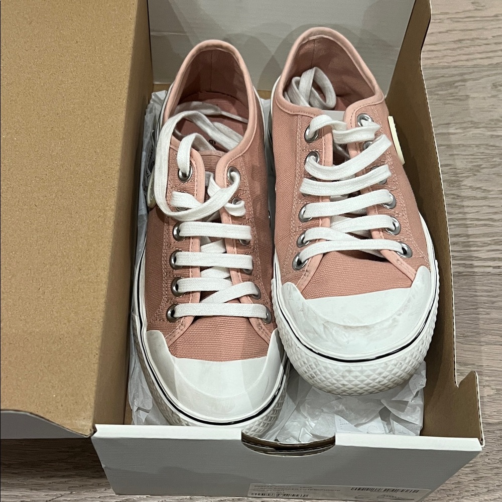 Stella McCartney Blush and White Sneakers